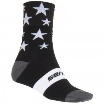 Ponožky SENSOR Stars černo-bílé