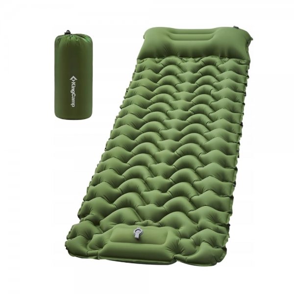 Samonafukovac karimatka KING CAMP Deluxe 10 - zelen