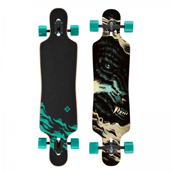 Longboard STREET SURFING Freeride 39 Wolf - vlk