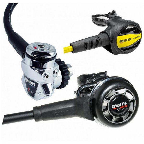 Automatika set MARES Abyss 22 + octopus MARES Prestige