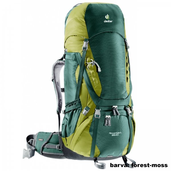 Batoh DEUTER Aircontact 65+10 l - forest-moss