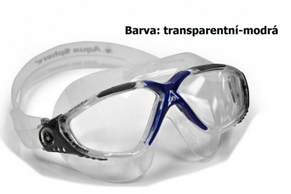 Plaveck brle AQUA SPHERE Vista - transparentn-modr
