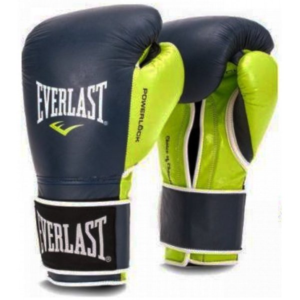 Boxersk rukavice EVERLAST Powerlock - modro-zelen 16oz.