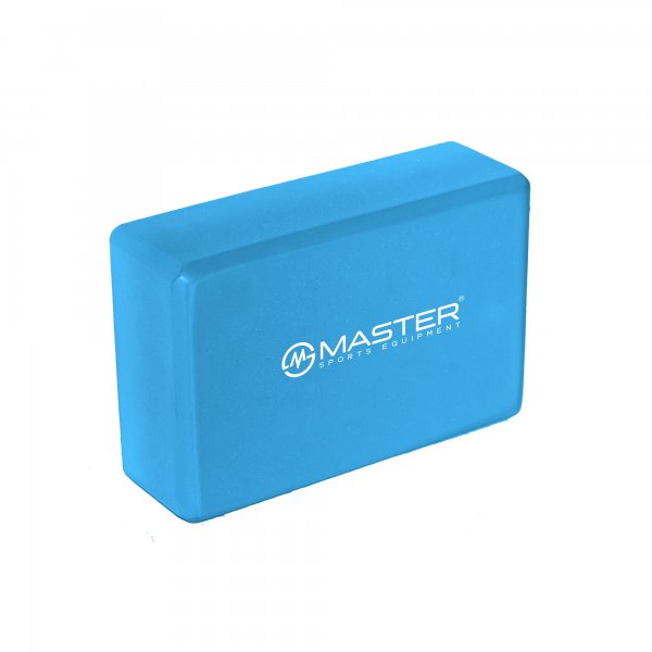 Jga kostka MASTER Yoga Block 23 x 15 x 7,5 cm - modr