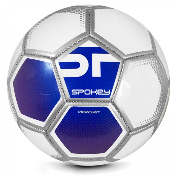 Fotbalový míč SPOKEY Mercury - bílo-modrý