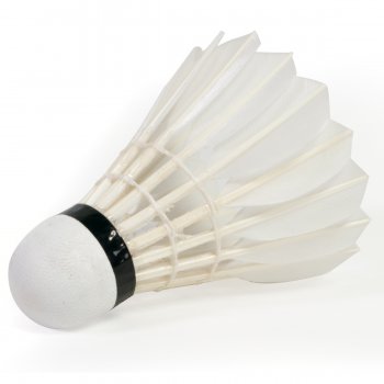Badmintonové péřové míčky WISH S-60 - bílé 12ks