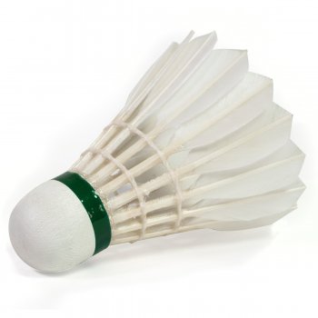 Badmintonové péřové míčky WISH W-02 - bílé 12ks