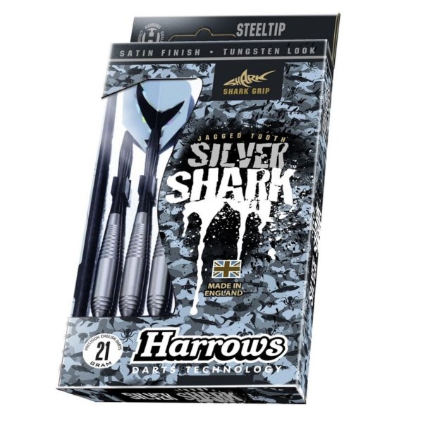 Šipky HARROWS Silver Shark softip 18g