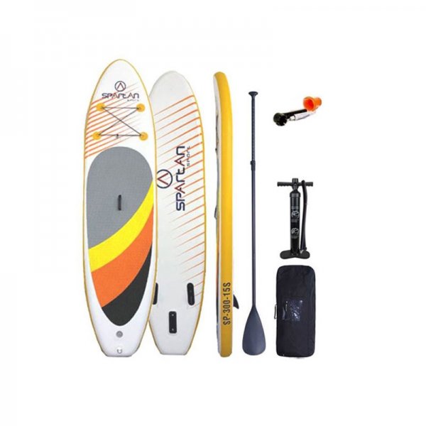 Paddleboard SPARTAN SP-300-15 šedá/žlutá