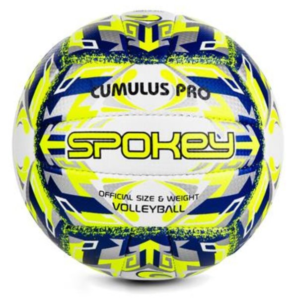 Volejbalový míč SPOKEY Cumulus PRO - žluto-modrý