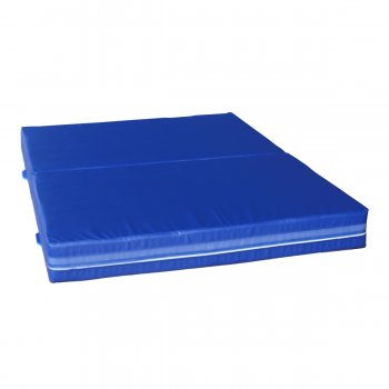 Dopadová skládací žíněnka MASTER T21 - 200 x 150 x 20 cm - modrá