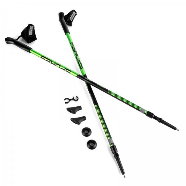 Trekingov hole SPOKEY Meadow II Nordic Walking erno - zelen