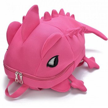 Dětský batoh AGAMA Dino - růžový