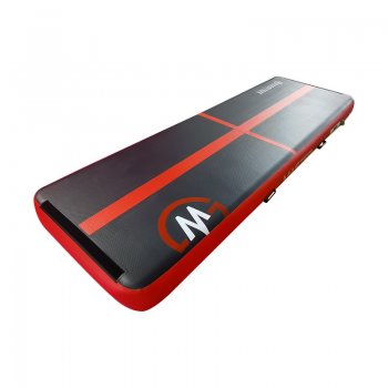 Airtrack MASTER nafukovac nnka 300 x 100 x 20 cm - ern - erven - 2. jakost
