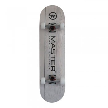 Skateboard MASTER Experience Board - white wood