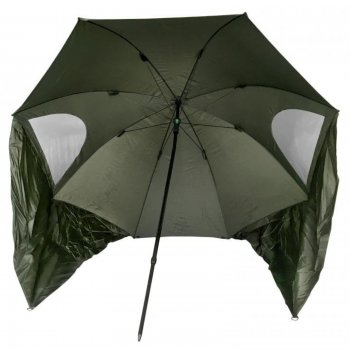 Rybářský deštník se zástěnou SEDCO Maxi Brolly - 240 cm