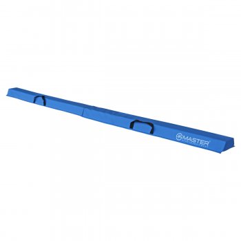 Gymnastick kladina MASTER 240 cm EVA skldac - modr