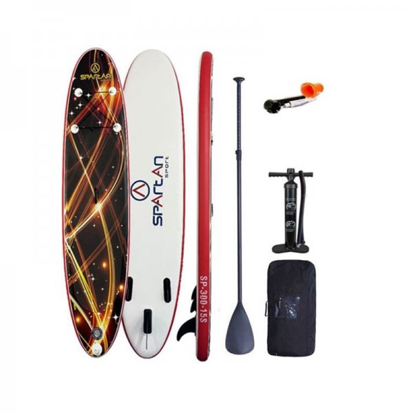 Paddleboard SPARTAN SP-300-15 ern/erven