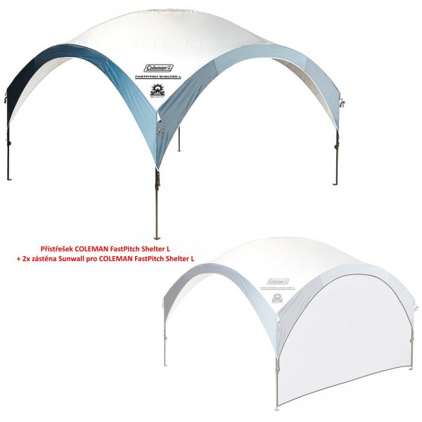 Psteek COLEMAN FastPitch Shelter L + 2x FastPitch Shelter L