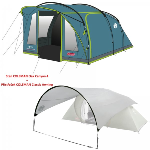 Akn set - stan COLEMAN Aspen + psteek Classic Awning