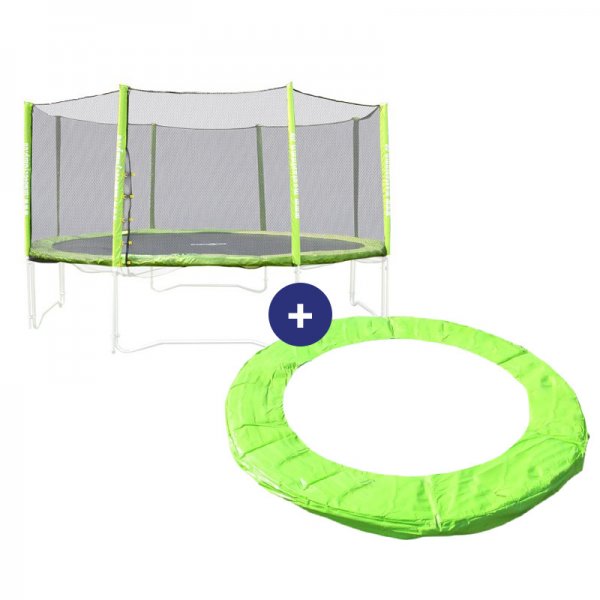 SET - Nhradn ochrann s + kryt pruin pro trampolnu MASTER 244 cm