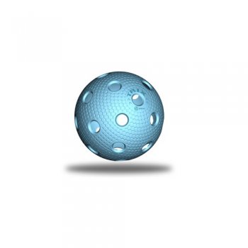 Florbalový míček TRIX IFF - azurový