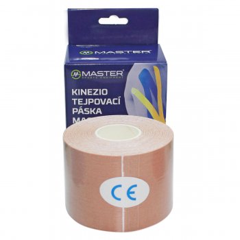 Kinezio tejpovac pska MASTER 5 cm x 5 m - tlov