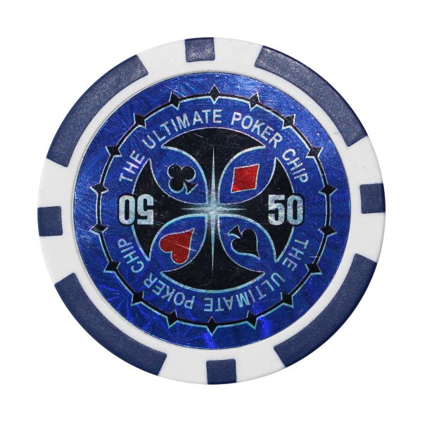 Poker žeton MASTER s hodnotou - modrý