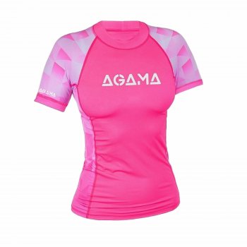 Lycrov triko kr. ruk. AGAMA Pink Lady dmsk