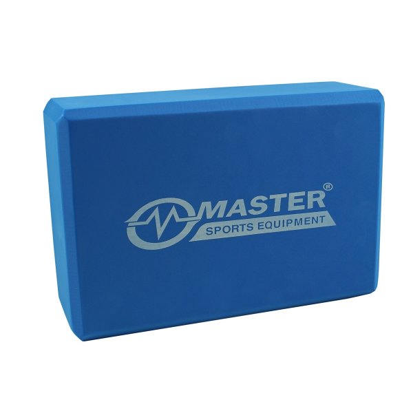 Jga kostka MASTER Yoga Block 23 x 15 x 7,5 cm - modr - 2. jakost
