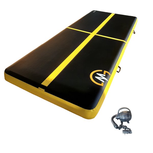 Airtrack MASTER nafukovac nnka 400 x 150 x 20 cm - ern - lut