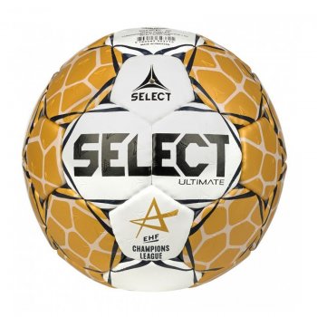 Házenkářský míč SELECT HB Ultimate EHF Champions League 3 - bílo-zlatá