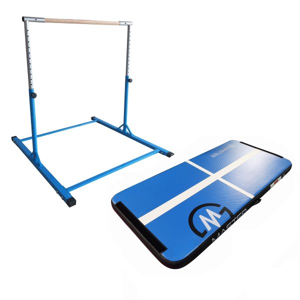 Akn set - Gymnastick bradla MASTER 150 cm + Airtrack MASTER 200 x 100 x 10 cm