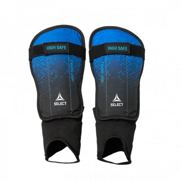 Fotbalov chrnie SELECT Shin guards High Safe modro-ern - M