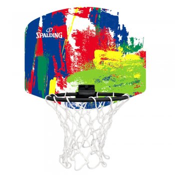 Basketbalov ko s deskou SPALDING Marble Series MicroMini