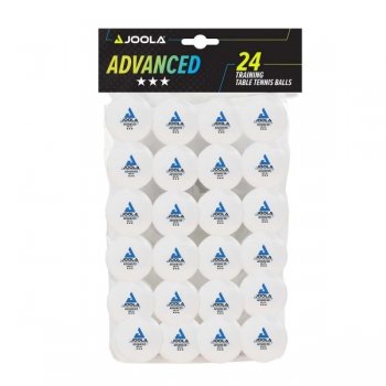 Mky na stoln tenis JOOLA Advanced Training *** 24 ks - bl