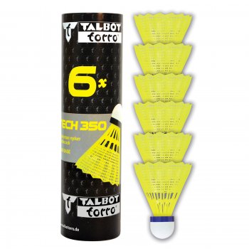 Badmintonov mky TALBOT TORRO Tech 350 Medium 6ks - lut
