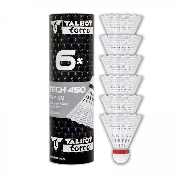 Badmintonov mky TALBOT TORRO Tech 450 Fast 6ks - bl