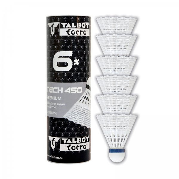 Badmintonov mky TALBOT TORRO Tech 450 Medium 6ks - bl