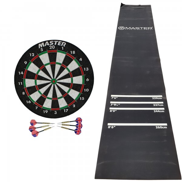 Akn set - sisalov ter MASTER Grader 45 cm + koberec na ipky MASTER