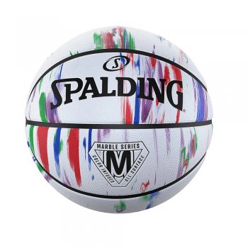 Basketbalov m SPALDING Marble Series Rainbow - 5