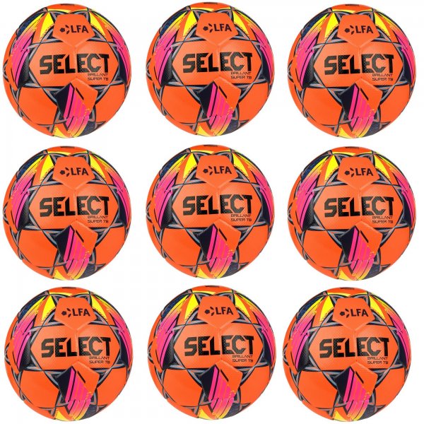 Vhodn akn set - 9x Fotbalov m SELECT FB Brillant Super TB CZ Chance Liga 2024/25 5 oranov-modr