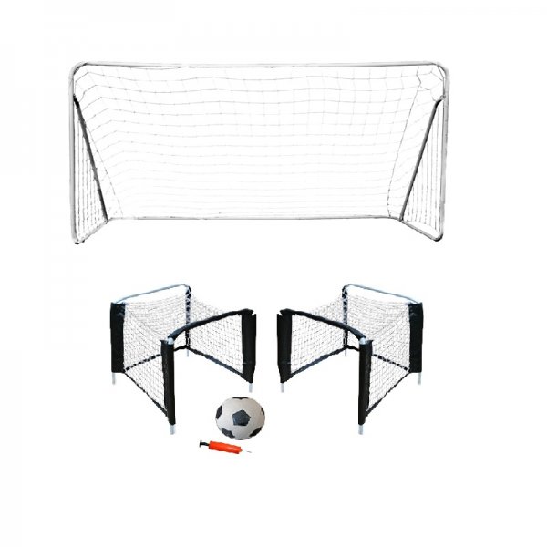 Akn set - Fotbalov branka MASTER 290 x 165 x 90 cm + Brankov set MASTER 25 x 25 x 38 cm Beach s mem