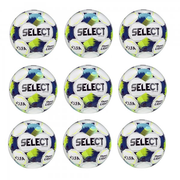 Vhodn set - 9x Fotbalov m SELECT FB League CZ Chance Liga 2025/26 5 blo-modr