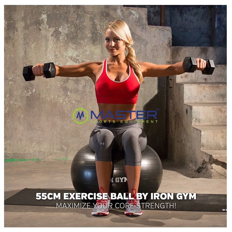 Gymnasticky mi IRON GYM Exercise Ball 65 cm MASTERSPORT.CZ