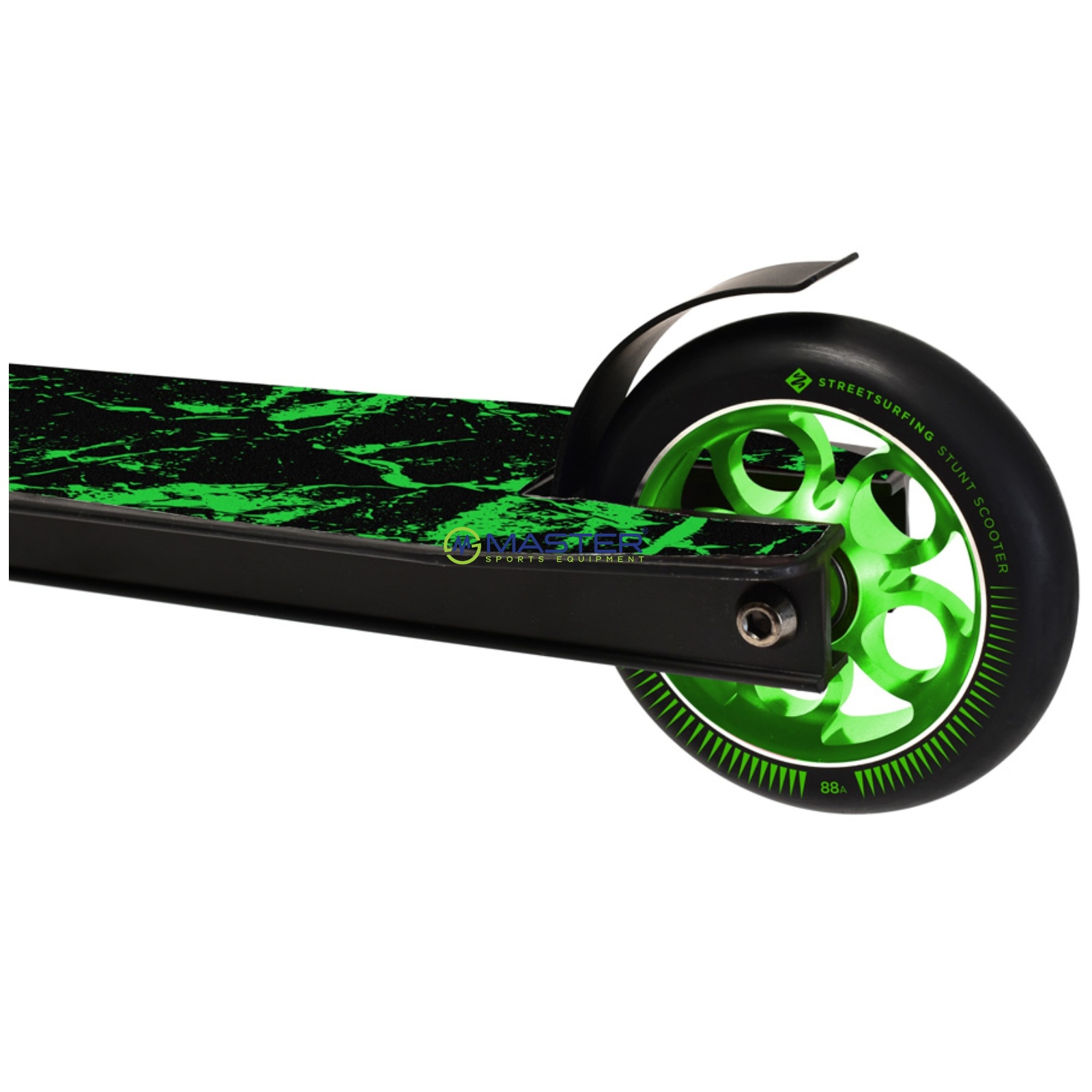 Freestylová koloběžka STREET SURFING Destroyer Green Lightning ...